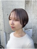 大人ショートスタイル 用賀　髪質改善
