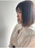 内巻きボブ