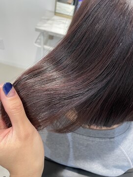 ナチュア ヘアアンドガーデン北千住(NaTur HAIR&GARDEN) ボブ×ダークバイオレット×水素