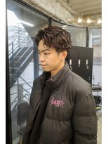 スレイ 西宮(SLAY)&nbsp;波巻きハイライトアップバングツーブロックマッシュ