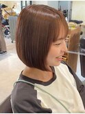 軽めのボブスタイル