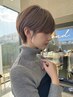 【石川指名限定】地毛風ストレート＋似合わせカット＋高保湿トリートメント
