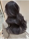 艶髪レイヤーカット韓国ヘアーグレージュ髪質改善トリートメント