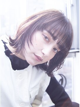 ジェニーバイメノン(JENNIE by Menon) 前髪 こなれミディ ウルフボブ 切りっぱなしボブ