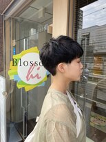 ブロッサム 東中野店&nbsp;くびレイヤーグレージュエモージュ大人ショート小顔似合わせ
