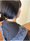 ショート/インナーカラー/寒色/ブルー