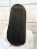 カット+髪質改善ストレート+カラー+オージュア4stepトリートメント￥31900→