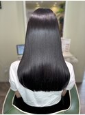 髪質改善ダークブラウンアッシュ