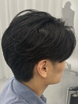 バース 梅田中崎町店(BIRTH)&nbsp;ニュアンスパーマセンターパートフェザーパーマ韓国メンズパーマ