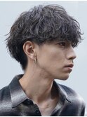 波巻きパーマメンズマッシュウルフカットツイストスパイラル★