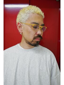 メリケンバーバーショップ トーキョー(MERICAN BARBERSHOP TYO) メンズカットアップバングスパイキーショート（ヌマタユウト）32