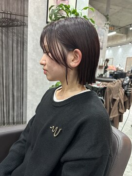 シールドヘアー 沖縄 新都心(C'LD Hair) 那覇/新都心/おもろまち/切りっぱなしボブ/ストレートボブ/ボブ