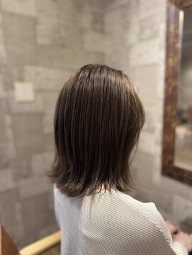ヘアサロン アプリ(hair salon APPLI) オリーブベージュ/ミディアムボブ☆