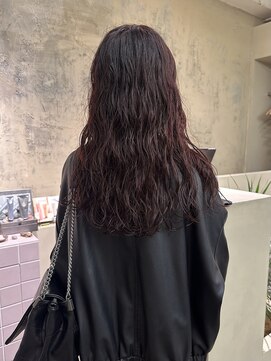 メク(meku) ロングパーマ＊暖色カラー