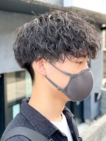シャドウパーマメンズカットスパイラルパーマツイスパ波巻き