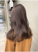グレージュ/ブリーチカラー/透明感カラー/トリートメント