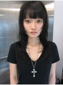 レイヤーカット/顔周りカット/シャギーカット/ハッシュカット