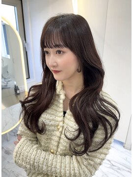 アイユー(ii+U) ココアブラウン 前髪顔まわりカット