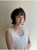 顔まわりレイヤーボブ