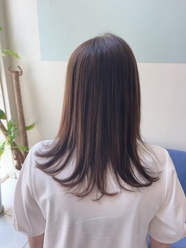 マテカ ヘアー(mateca hair) ミディアム×ベージュ
