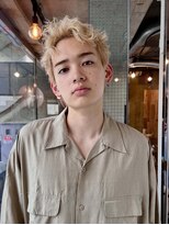 ヒュージ 三軒茶屋(huge)&nbsp;スパイキーショート/ダブルカラー/メンズカット/メンズ