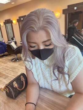 モアムー(Moremuu) 【りえ】ホワイトグレー/ホワイトカラー