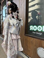 ループヘアーデザイン 谷塚店(ROOP Hair Design)&nbsp;七五三着付け&ヘアセット