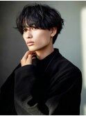 ニュアンスパーマ 20代 束感 マッシュパーマ ウルフカット 30代