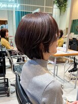 ヘアーエスクールエミュ(hair S. COEUR emu)&nbsp;大人ショートボブ/松井山手美容室/枚方美容室/50代髪型/ショート