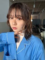 アム(amu)&nbsp;ミディアムパーマ/レイヤーカット/レイヤーパーマ/ウルフパーマ