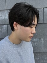 ヒュイル バイ ニアウ(Hwyl by Niau)&nbsp;MEN’S HAIRセンターパートスパイラルパーマニュアンスパーマ