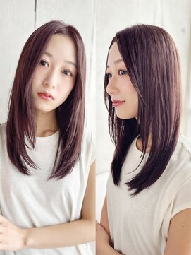 ラピス 新宿店(Lapis) 白髪カバー × 上質ツヤミディ[新宿/新宿駅/新宿]