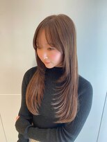 リノア 鵠沼海岸(LINOA)&nbsp;ワンカールで可愛い顔周りロングレイヤーカット！