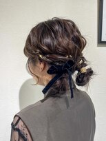 ヘアー ホスピタル ソアン(hair hospital soan)&nbsp;抜け感×金箔の大人アレンジ