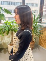 クリック(Click) 着物ヘア/大人ガーリー/ダークアッシュ/似合わせカット/小倉