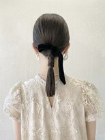 ヘアー アイス 御器所本店(HAIR ICI)&nbsp;ヘアアレンジ/結婚式ヘア/タイトヘア/リボンアレンジ