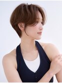 前髪なし大人ショート30代40代50代 【AIN.表参道】川原大地