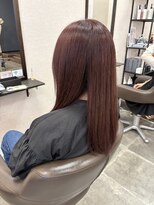 バセット バイ アルター 鎌取店(basset by aL-ter)&nbsp;ハッシュカット/グレージュ/デザインカラー／鎌取