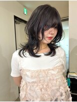 ニコフクオカヘアーメイク(NIKO Fukuoka Hair Make)&nbsp;〈NIKO〉ハッシュカット.ミディアムレイヤー.ダブルカラー