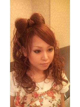 アイビス(AIBIZ) ハーフアップリボン