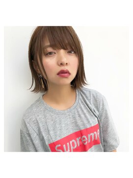 アンアミ オモテサンドウ(Un ami omotesando) 【Un ami】《増永剛大》　　幅広い世代に人気/切りっぱなしボブ