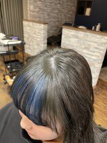 レイ ヘアー(Lei Hair) ブルー系グラデーション