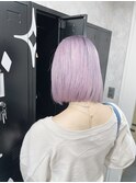 ホワイトラベンダーカラー/ケアブリーチ/ダブルカラー/渋谷駅