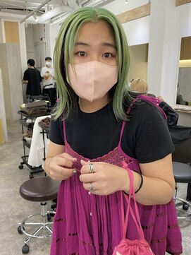 ソイ コンク 下北沢(soi conc) ライムグリーン/ツートンカラー