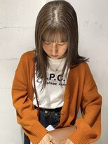 コフィー バイ メルト 吉祥寺(cofy by melt)&nbsp;【中澤彩乃】チョコレートカラーラベンダーベージュ前髪ショコラ