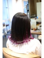 ポタム 東中野(potamu)&nbsp;外ハネボブのインナーカラー