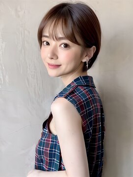 ピリオド(period.) 丸みショート/耳掛けショート/大人可愛い