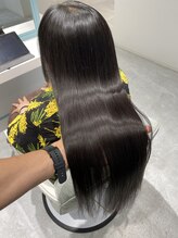 自然で柔らかなストレートヘアにしたい