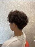 メンズ風パーマ