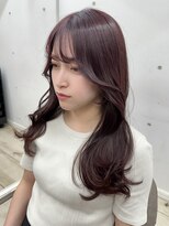 シーン(seen)&nbsp;★ピンクベージュピンクブラウン前髪くびレイヤー★